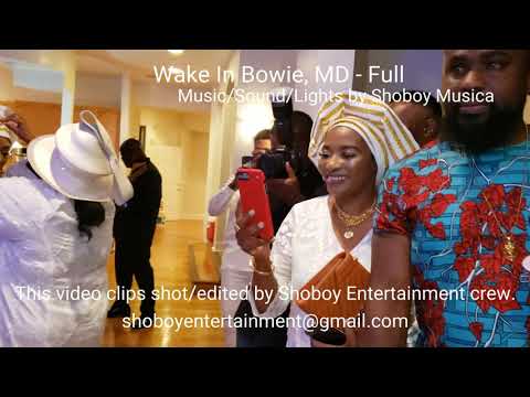 DJ SHOBOY MUSICA - Wake in Bowie, MD - FULL
