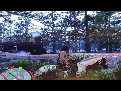 A little rail fanning in red dead redemption