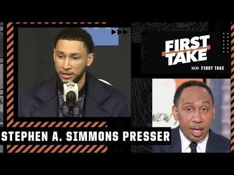 Here's Stephen A Smith Ripping Ben Simmons After First Nets Press Conference