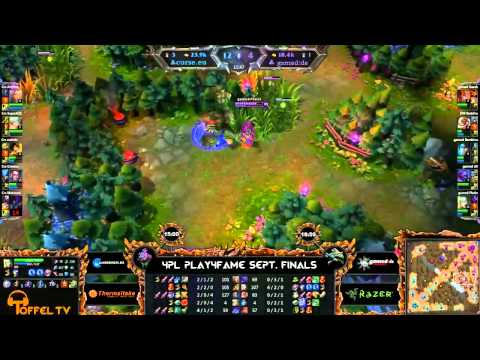LoL 4PL Play4Fame September Finals Curse.eu vs. Team GAMED.DE