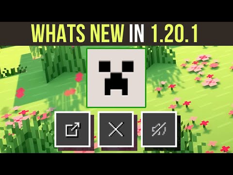 Whats New In Minecraft 1.20.1 - New Logos, Buttons & Ambiance