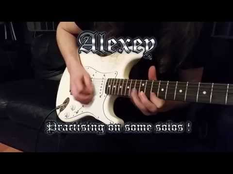 Horacle - Dead Eyes Revelations : Alexey practising on some solos