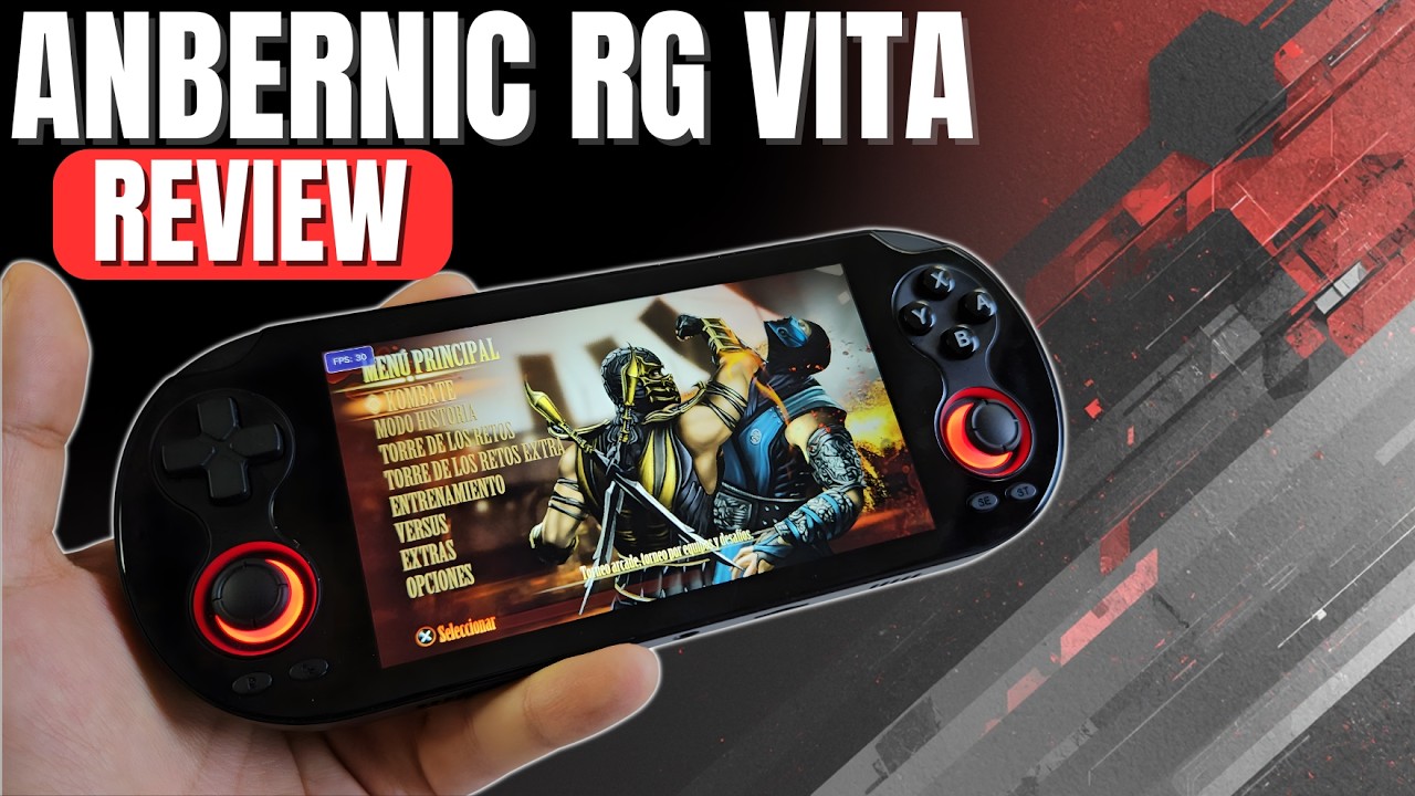 Se ve como PS Vita, pero... tenemos que hablar | Anbernic RGVita: Review