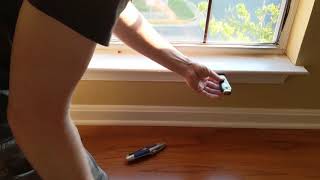 DIY Interior Window Sill Repair Save money $$$ Part 1: Removal