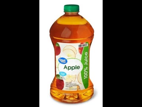 Making wine out of a jug of apple juice