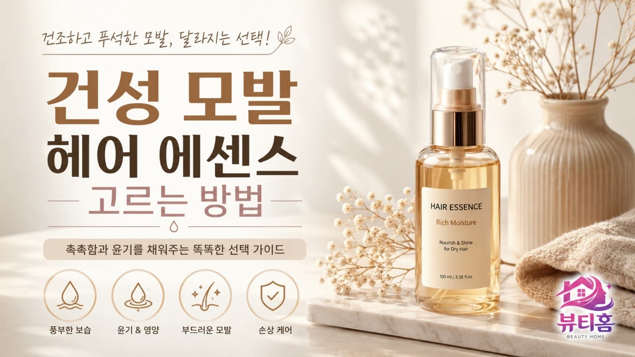 건성 모발 헤어 에센스 고르는 방법