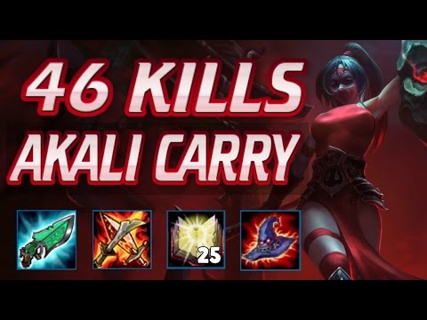 46 Kills Akali in Bronze Division IV - Full Game With Commentary!