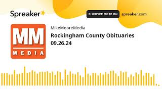 Rockingham County Obituaries 09.26.24