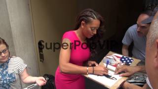 Melanie Brown at the 'TODAY' show studio in New York, NY,...