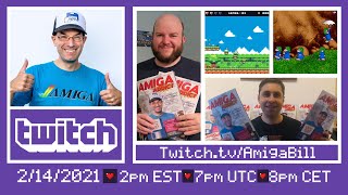 2/14/2021 Commodore Amiga - Guests Ravi Abbot & Pixels at Dawn Editors of Amiga Addict Magazine