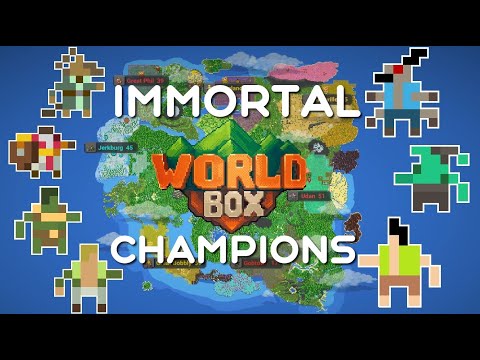 7 Kingdoms Each Get An Immortal Champion! - WorldBox