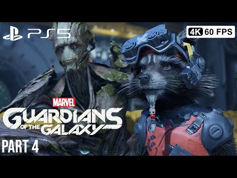 GUARDIANS OF THE GALAXY Gameplay Walkthrough Part 4  [4K 60FPS PS5] - No Commentary
