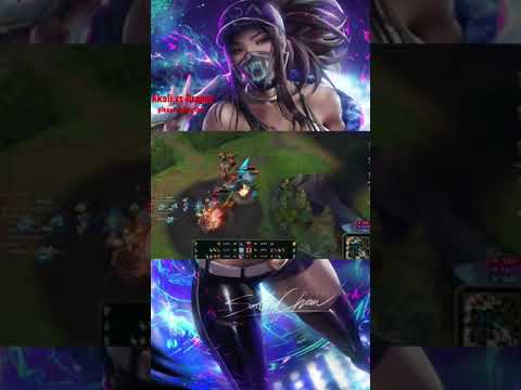Akali vs Gragas top lane 1v1 #leagueoflegends #shorts