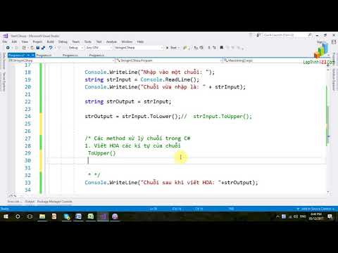 VD32 - Các method về String - Part 1