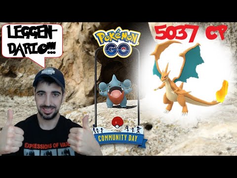 Mega Evolvo Charizard Y 100 IV PERFETTO!!! Preparazione al Gible community day e coppa kanto pokemon
