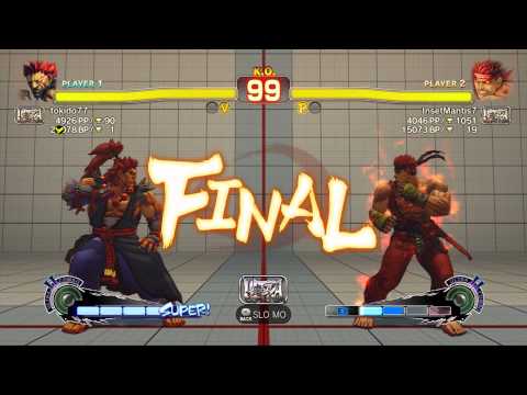 USFIV~ Akuma (tokido77) vs  EviL Ryu (InsetMantis7) HD
