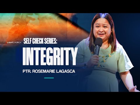 Self Check : Integrity | Ptr Rosemarie Lagasca