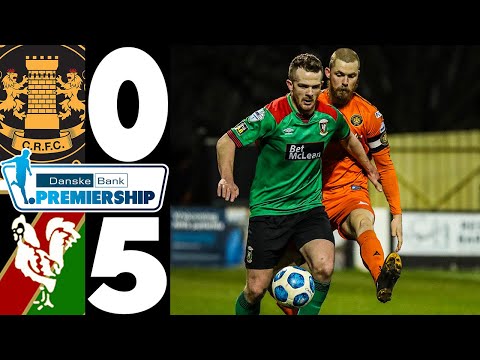 HIGHLIGHTS | Carrick Rangers 0 - 5 Glentoran