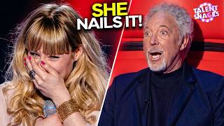 A Welsh Girl Sang Lady Gaga And Her IDOL Tom Jones Turned | The Voice