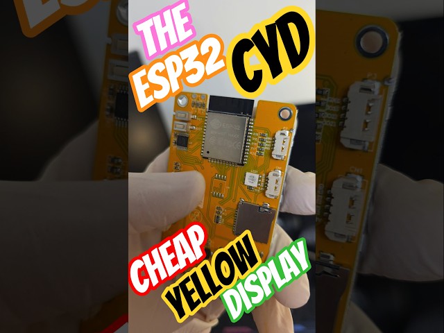 Vídeo relacionado con DIYmalls 2.8 Pulgadas ESP32 Pantalla ESP32-2432S028R Módulo resistiva táctil 240x320 TFT LCD ESP-32 Placa de Desarrollo + Funda acrílica para Arduino IDE