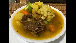 SOPA DE CARNE CON VERDURAS