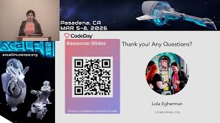 Room 103 Sunday Mar. 08 - SCaLE 23x