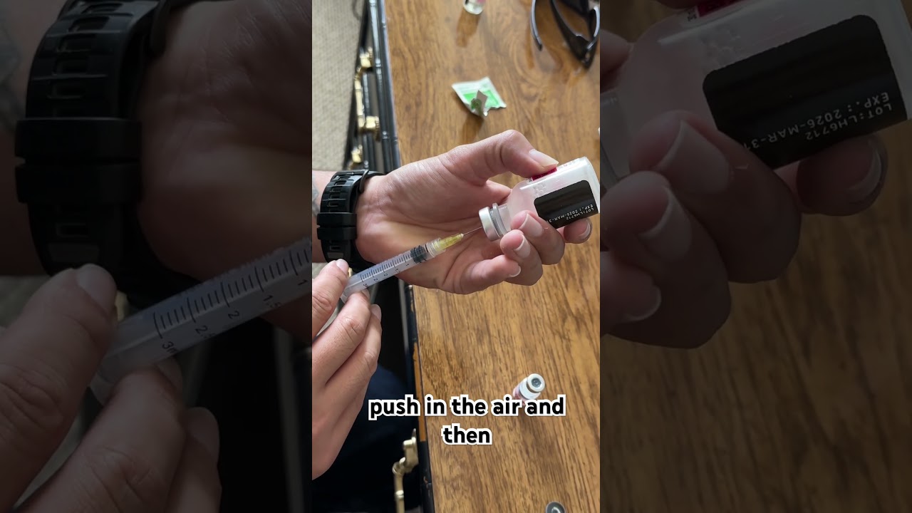 Simple Peptide Mixing or reconstitution #glp1 #peptides #peptidebenefits