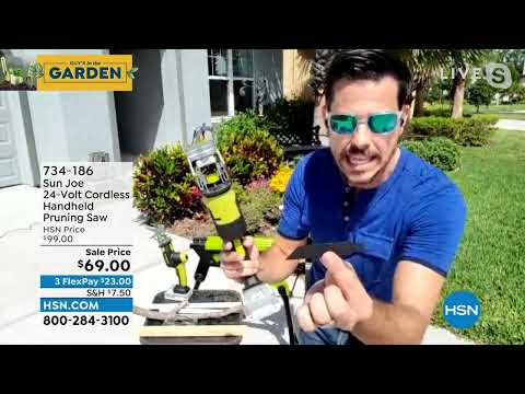 Sun Joe 24Volt Cordless Handheld Pruning Saw