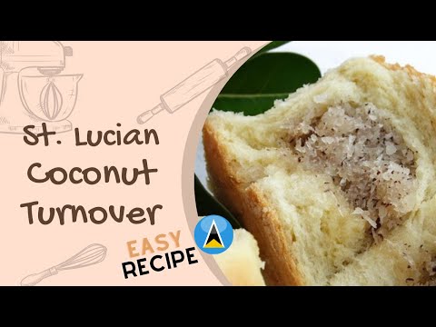 🇱🇨 how to make turnovers | Coconut Turnovers recipe - St lucia recipes | Coconut Deliciousness🥥