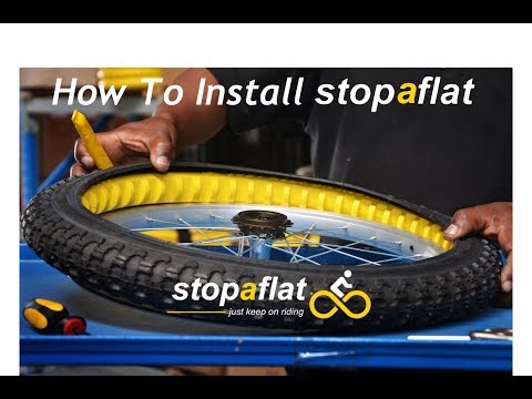 Stopaflat Inner Tube Installation Bicycle Tyre Solid Stop A Flat