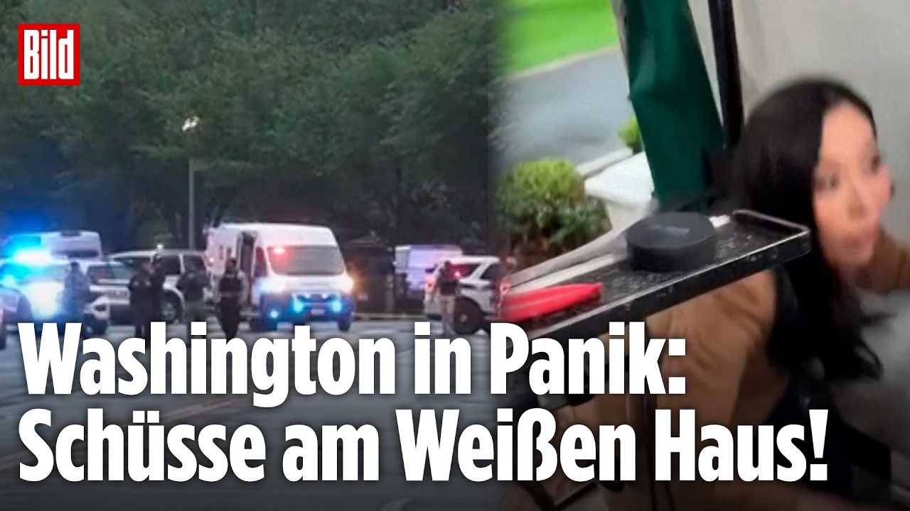 Schüsse vor dem Weißen Haus – Reporterin geht in Deckung