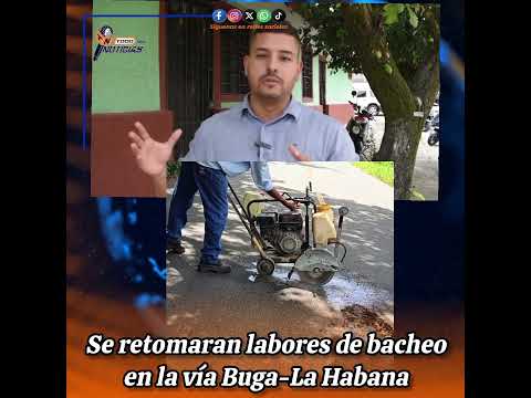 #Buga://🟠🔵|| Secretaría de Obras públicas retomará bacheo en vía hacia La Habana