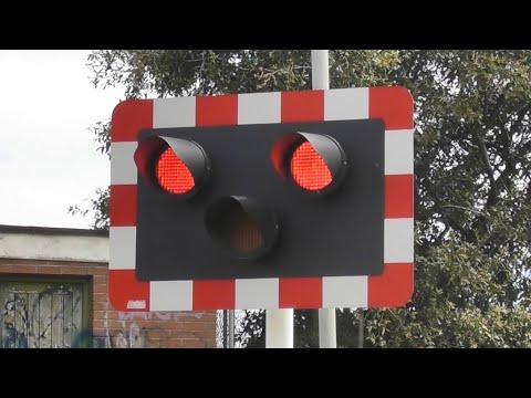 Railway Crossing - Merrion Gates, Dublin - IE 8500 Class Dart Train