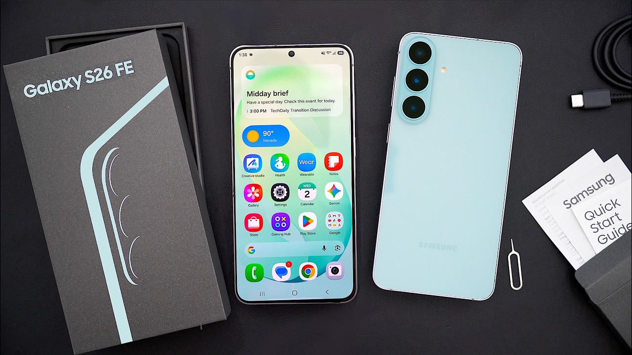 Samsung Galaxy S26 FE Unboxing, Hands-On & First Impressions! (Pistachio)