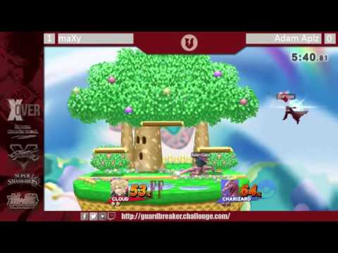 Smash 4: X-Over -  maXy (Cloud) vs Adam Aplz (Dark Pit, Charizard)