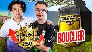 Je donne UN BOUCLIER à deux TOP 250, voilà le résultat :