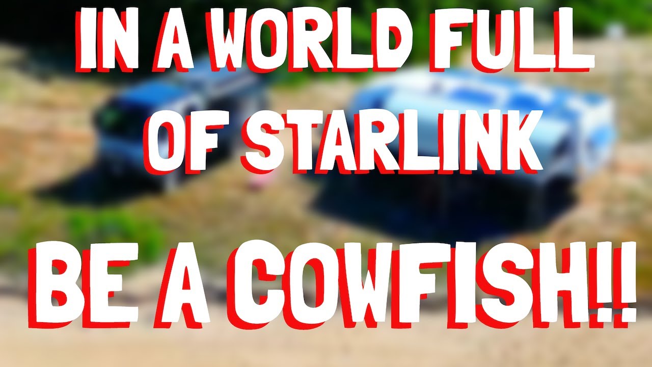 Caravan & truck internet options Star Link why not check out Cowfish Technologies #review #travel