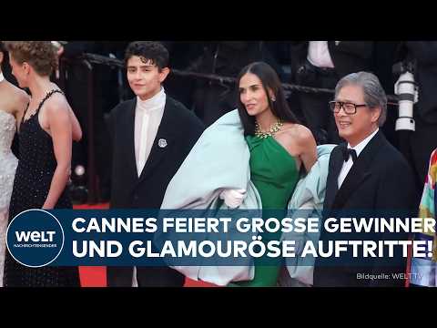 Video Thumbnail: FRANKREICH: Cannes feiert Hollywood-Stars mit Glamour und großen Sieger-Momenten beim Finale!