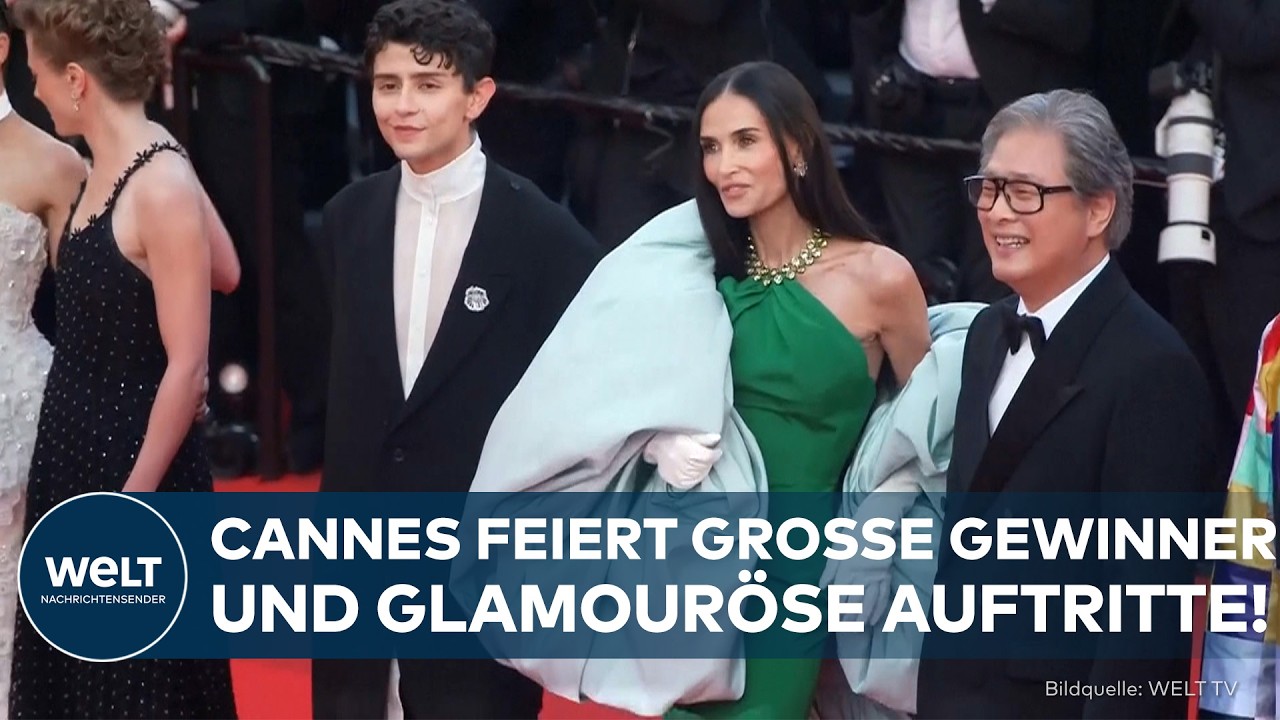 FRANKREICH: Cannes feiert Hollywood-Stars mit Glamour und großen Sieger-Momenten beim Finale!