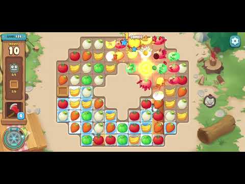 We Bare Bears Match3 Repairs Level 126 - No Boosters