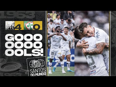 SANTOS 4 X 0 PORTUGUESA | GOLS | PAULISTÃO (19/02/22)