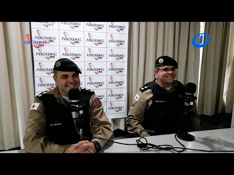 Conexão Policial recebe os comandantes da 17ª Região e do 56º Batalhão da PMMG