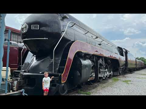 Norfolk & Western 611 Steam Locomotive and the Virginia Museum of Transportation