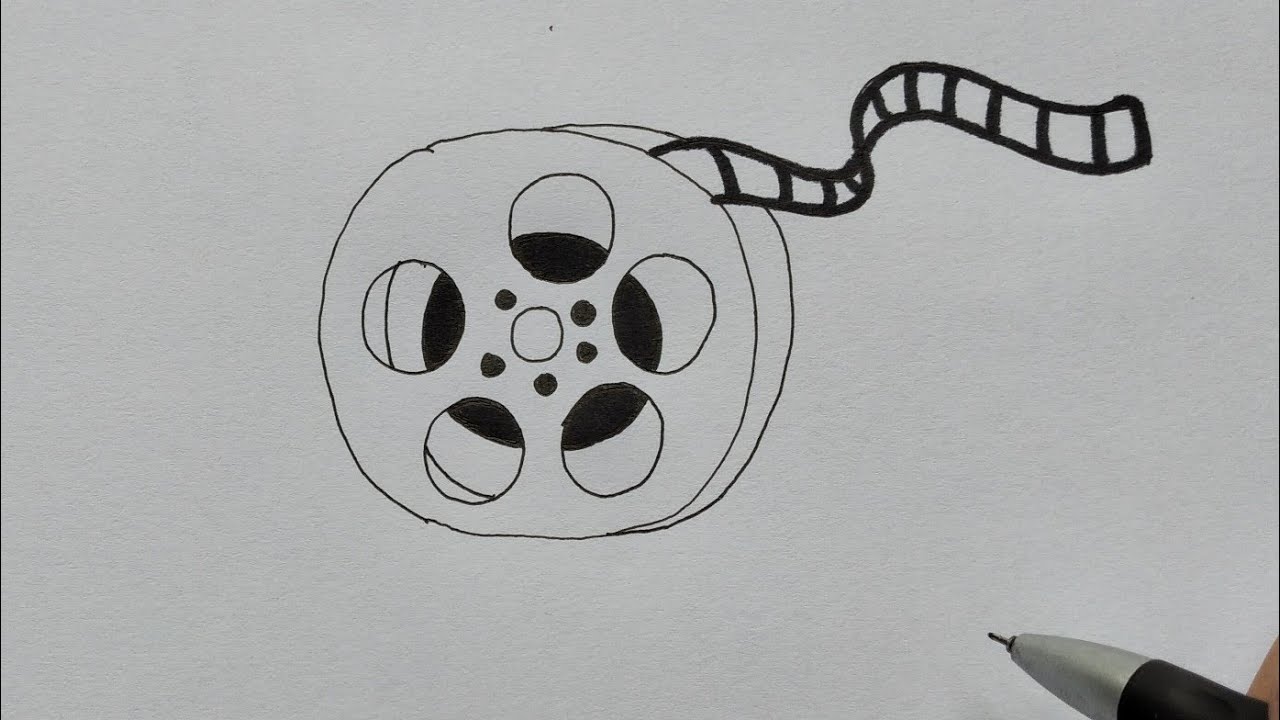 Cómo dibujar una película de cine/How to draw movie film