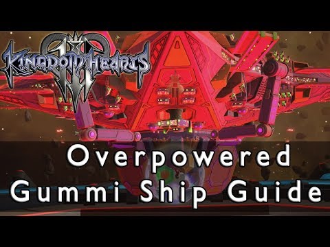 Kingdom Hearts 3 How To Make An Overpowered Gummi Ship Video