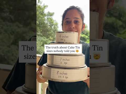 Cake Tin Sizes | Cake Tin | Baking Hacks | Baking Tips #onceuponacakepune