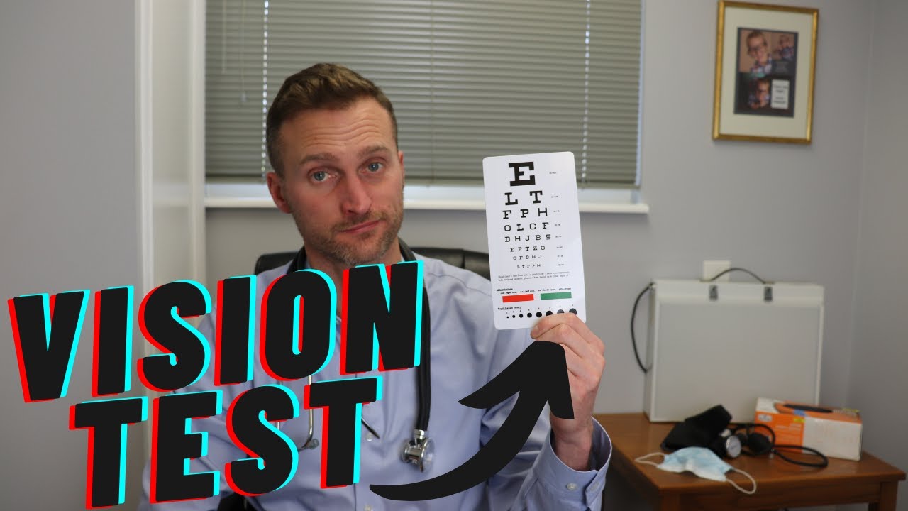 The vision requirements for the DOT physical