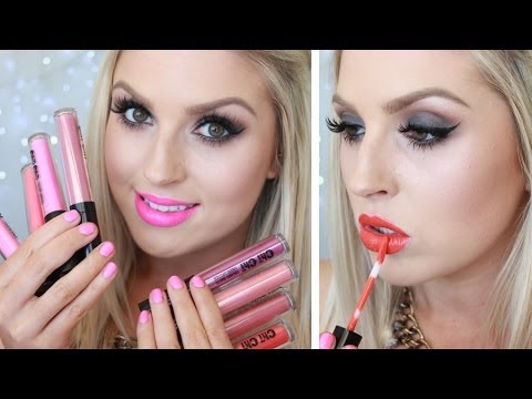 Chi Chi Creamy Matte Liquid Lipstick Review & Lip Swatches ♡ Video