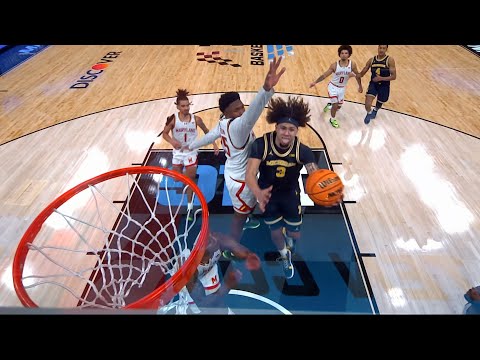 Michigan's Tre Donaldson finishes game-winning layup in final seconds to defeat Maryland