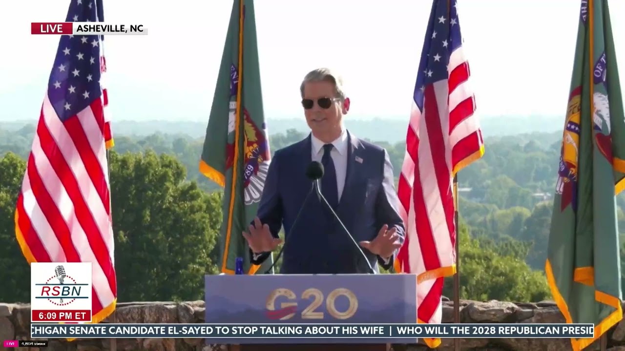 FULL EVENT: Sec. Bessent Delivers Closing Remarks at Asheville G20 Summit on Global Economy - 9/1/26